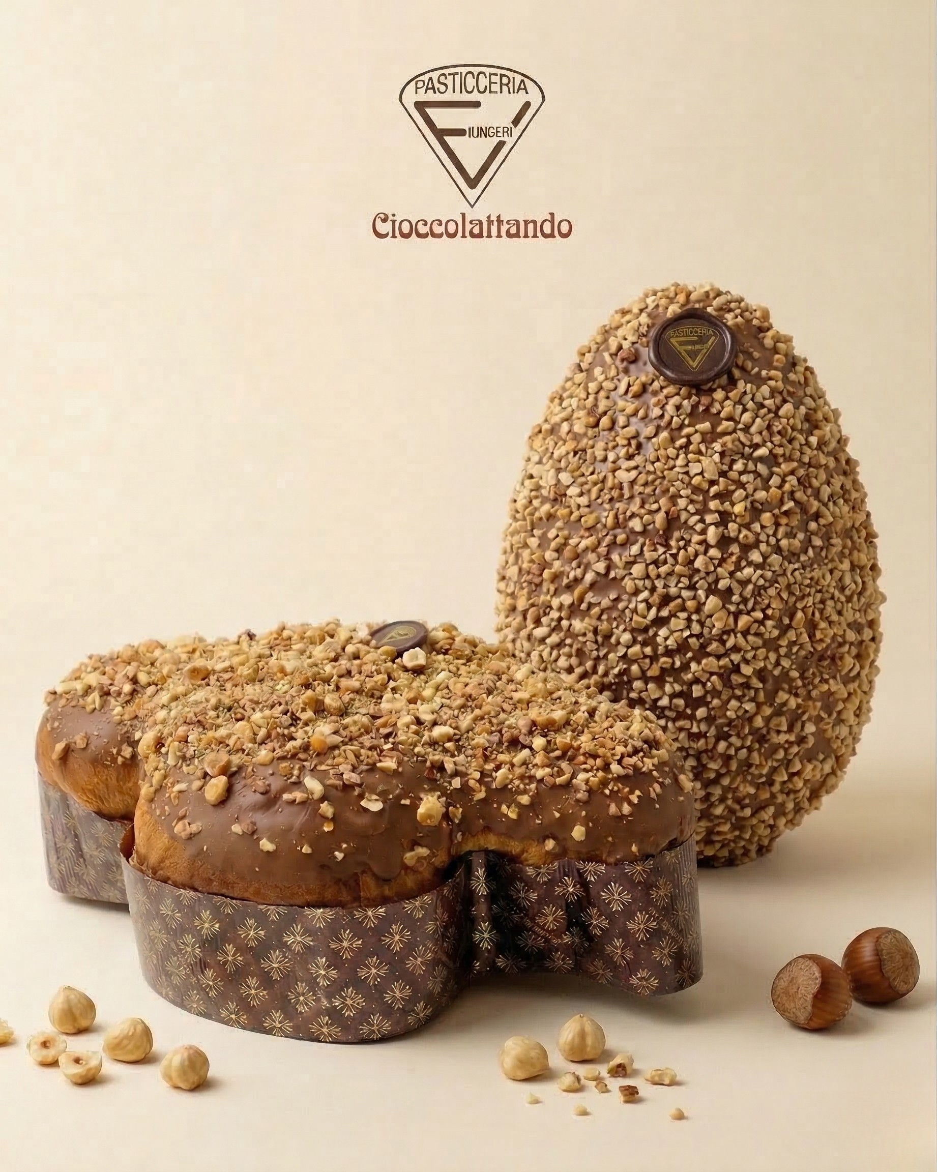 Kit Rocher — Uovo + Colomba 🌰